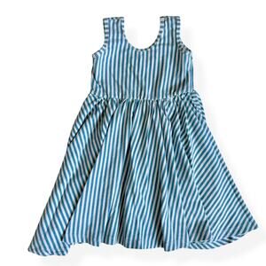 Alice + Ames Blue Striped Tank Ballet Dress 4T